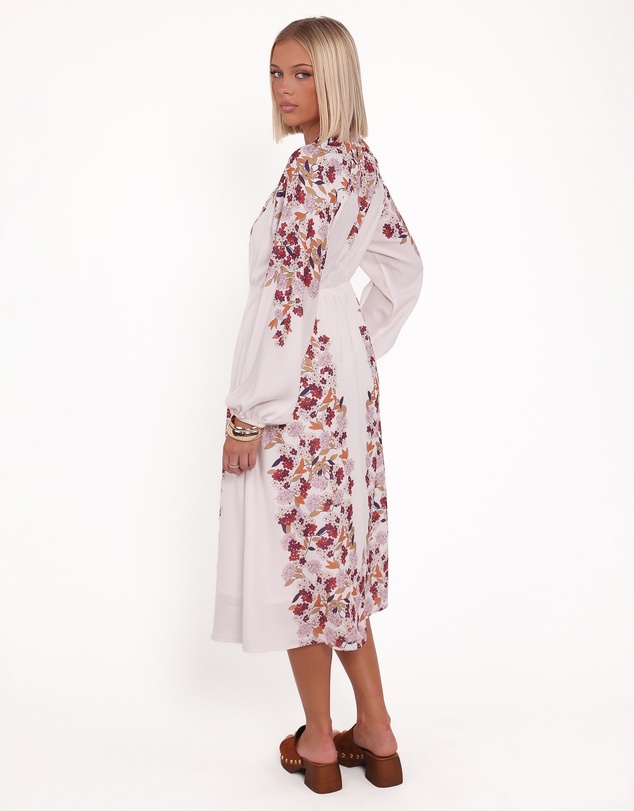 Petal & Pup - Narissa Long Sleeve Midi Dress - Floral