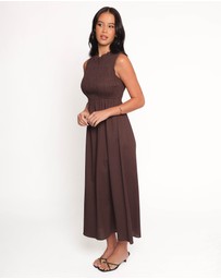 Petal & Pup - Lanna Maxi Dress - Chocolate