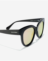 Hawkers Co - Hawkers - Audrey raw - polarized black rose gold  Sunglasses for Men and Women Polarized