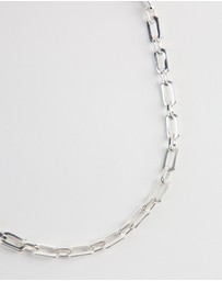 Lovisa - Silver Rectangle Link Necklace