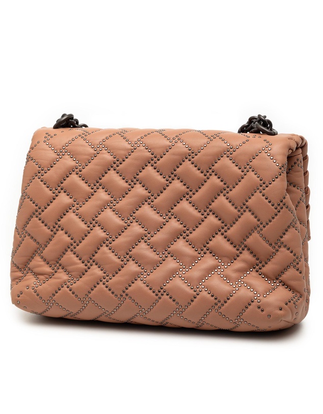 Pre-Loved by Azura Reborn - Pre-Loved Small Nappa Intrecciato Studded Olimpia Shoulder Bag