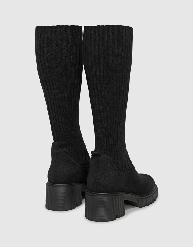 Belle & Bloom - Tokyo Lights Rib Sock Boot