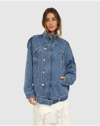 Belle & Bloom - Downtown Denim Oversized Jacket