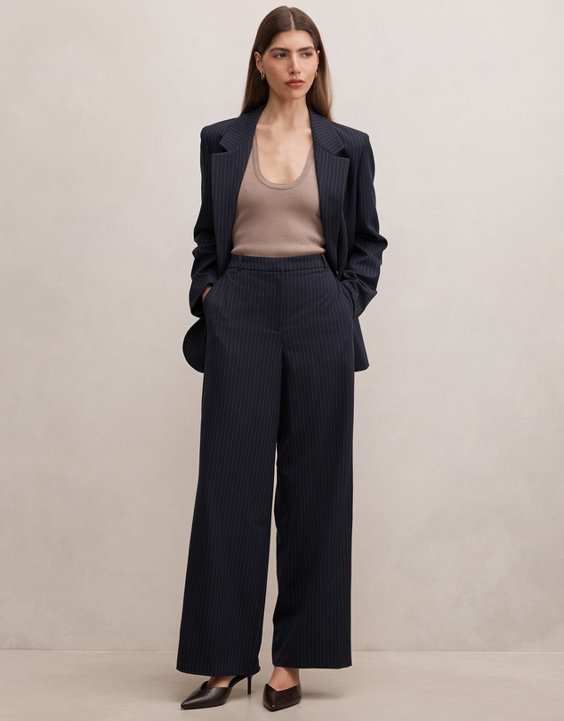Forever New - Paloma Tall Pinstripe Wide Leg Pants