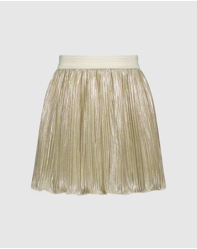 B.Nosy - Roza Metallic Pleated Skirt - Kids-Teens