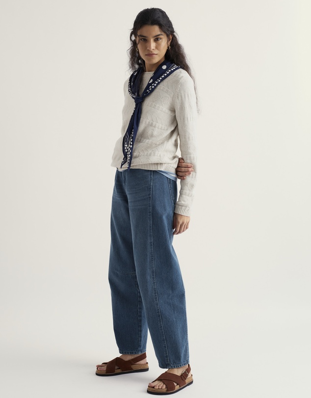 Seasalt - Seasalt Cornwall Neutrals Kinter Organic Cotton Jumper
