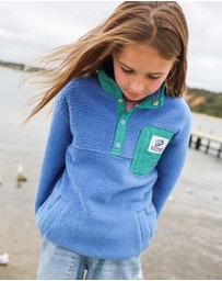 Skwosh - Skwosh Kids Polar Snap Fleece in Blue