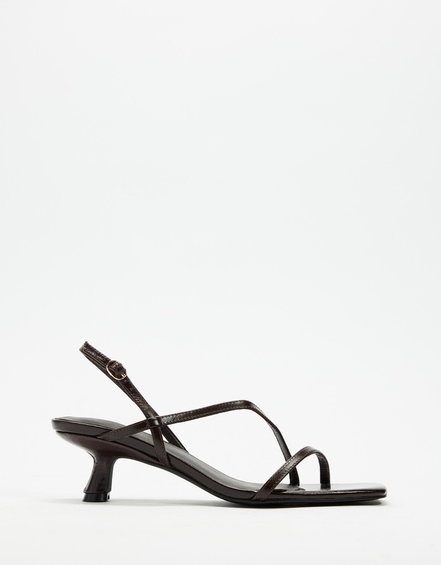 AERE - Leather Slingback Heels