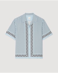 Sandro - All Over Coeur Mc Shirt