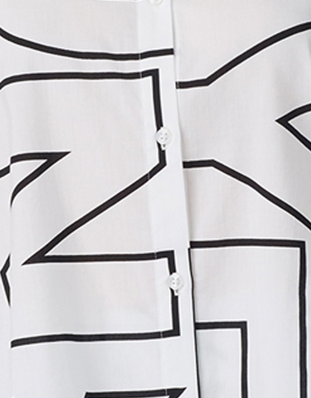DKNY - Cotton & Viscose Button Up Long Sleeve Long Pyjama Set