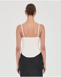 FRIEND of AUDREY - Oslo Crepe Knit Top