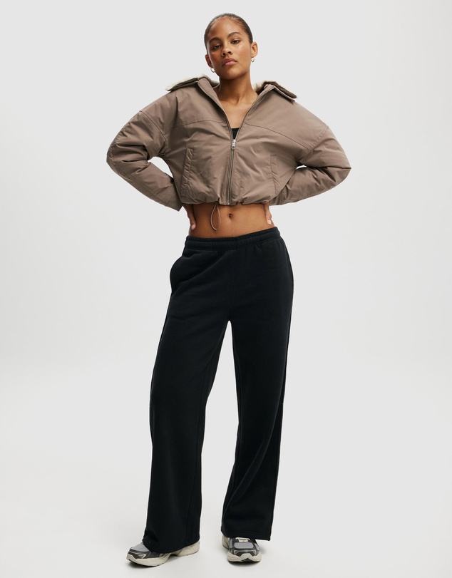 Cotton On Body Active - Plush Essential Straight Leg Sweatpants