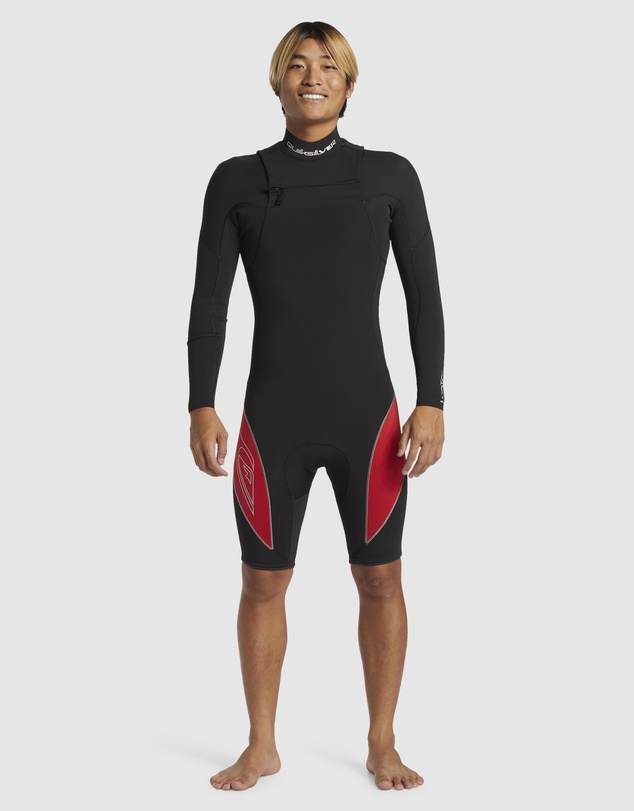 Quiksilver - Mens 2/2mm Mercury Chest Zip Long Sleeves Springsuit