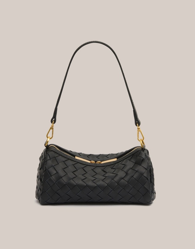 VESTIRSI - Vivi Woven Shoulder Crossbody Black