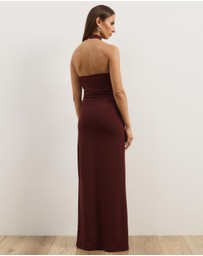 Atmos&Here - Ida Halter Neck Maxi Dress