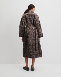 Country Road - Leopard Jacquard Coat