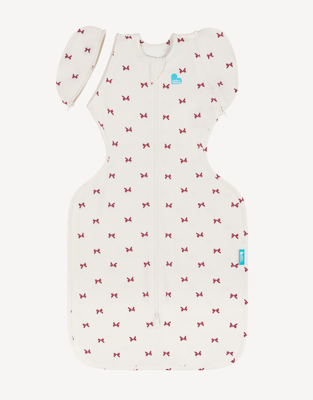 Love to Dream - Swaddle Up™ Transition Bag 1.0 TOG Stretch Cotton Bows Cream
