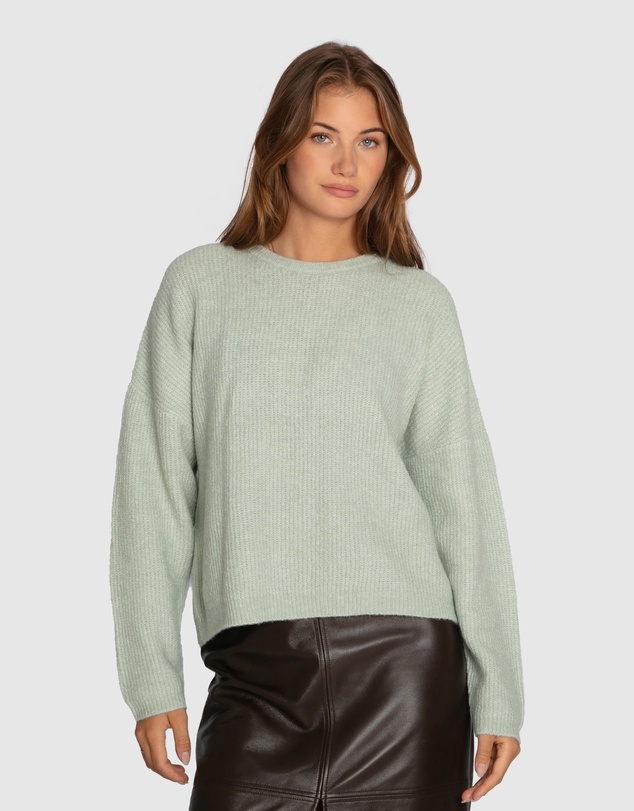 Belle & Bloom - Wrap Me Up Scarf Sweater