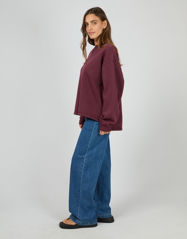 All About Eve - Aae Washed Box Crew Wine