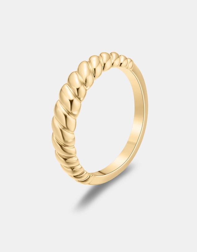 Mestige - Croissant Ring - 18K Gold Plated