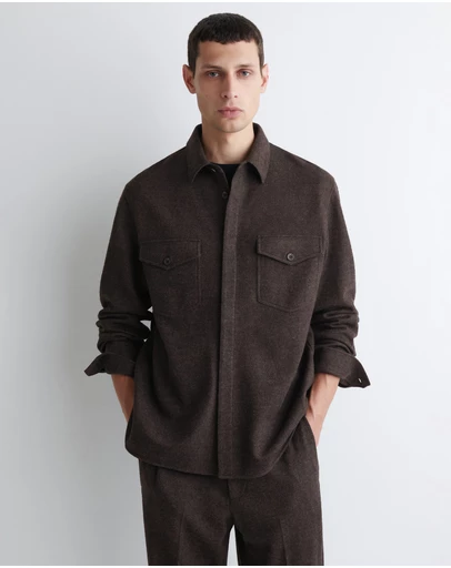 COS - Relaxed Boiled-Wool Overshirt