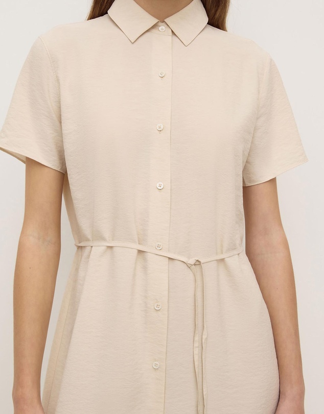 Assembly Label - Heather Silk Blend Shirt Dress