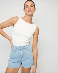 Staple the Label - Halo Denim Shorts