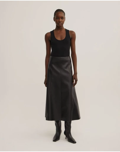 Witchery - Pu Panel Skirt