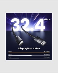 Ugreen - UGreen 8K DP 1.4 Cable UGREEN 2m Gaming 4K 144Hz