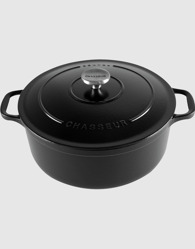 Chasseur - Round French Oven 28cm - Matte Black