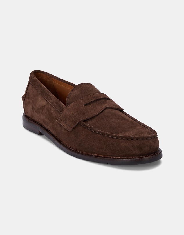 Polo Ralph Lauren - Alston Suede Penny Loafers - Men's