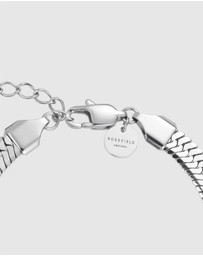 Rosefield - Large Snake Silver-Tone Bracelet