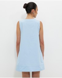 Calli - Poplin Swing Mini Dress