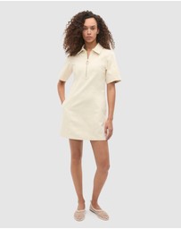 Seed Heritage - Denim Zip Mini Shirt Dress