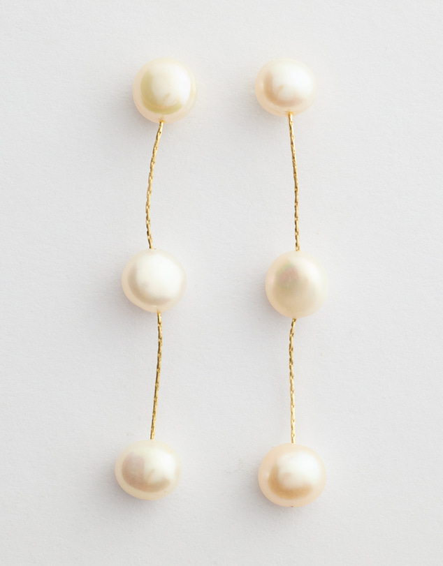 Moira Hughes - The White Label - The Alice Pearl Drop Earrings