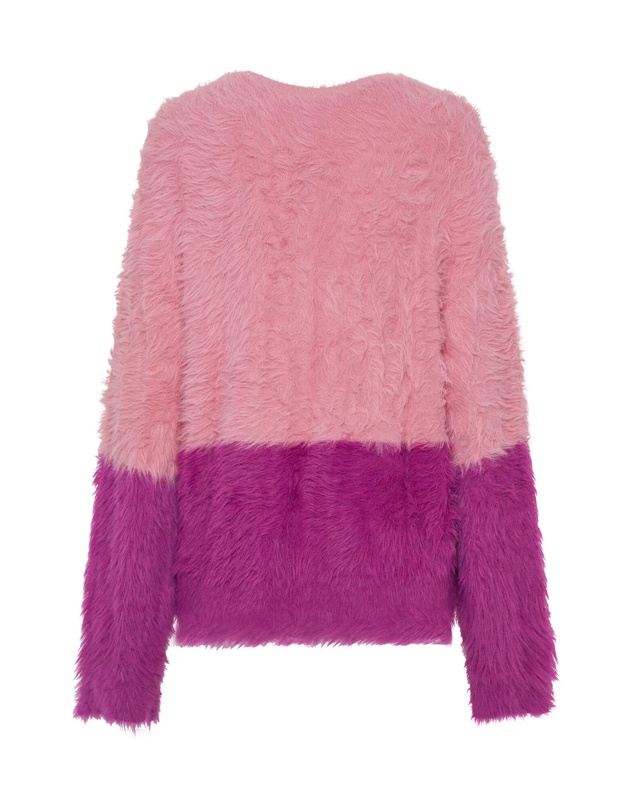 ONE TEASPOON - Fluffy Colour Block Sweater