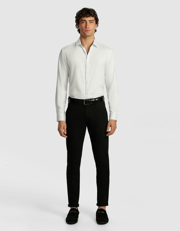 yd. - Heathcoat Slim Bamboo Blend Shirt