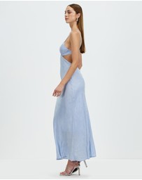 Third Form - Paisley Bias Triangle Midi Dress