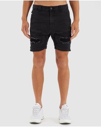 Nena & Pasadena - Viper Denim Shorts