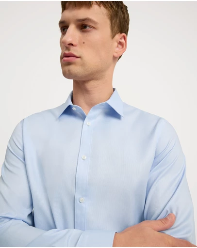 Country Road - Slim Fit Textured Travel Shirt