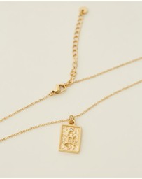 Carly Paiker - Gemini Star Sign Zodiac Tag Necklace