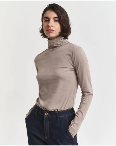 Gant - Lightweight Cotton Turtleneck Top