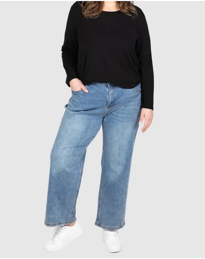 Love Your Wardrobe - Darcy Wide Leg Jeans