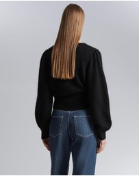& Other Stories - Mohair-Blend Knitted Wrap Cardigan
