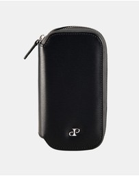Wolf - Wolf Philipp 2 Piece Watch Zip Case Black