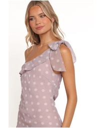 Petal & Pup - Celestine Maxi Dress - Lavender Polka Dot
