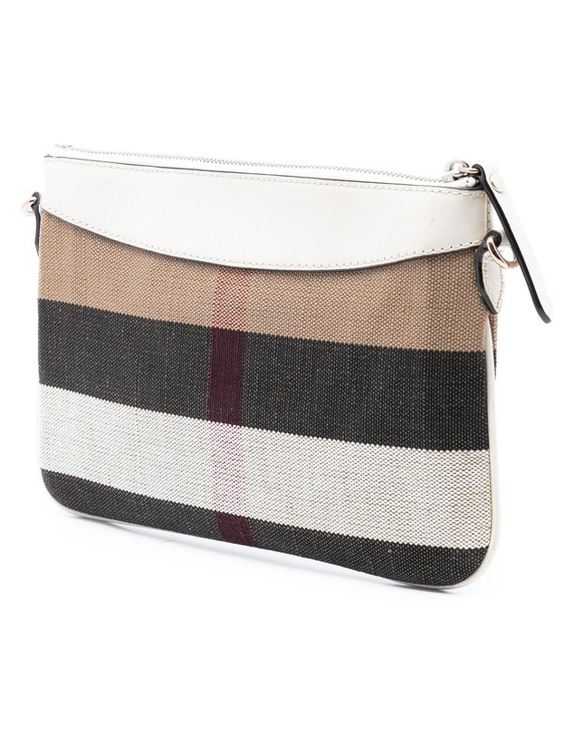 Pre-Loved by Azura Reborn - Pre-Loved Mega Check Canvas Peyton Crossbody