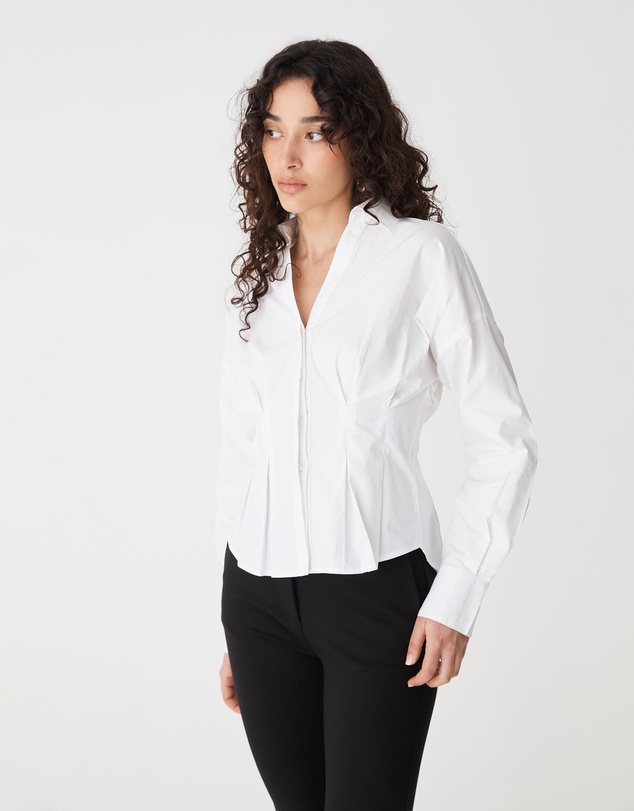 Forcast - Billie Pleat Waist Shirt