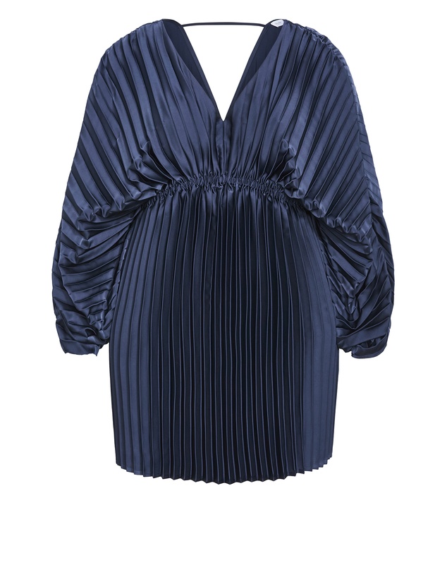 City Chic - Chloe Pleat Mini Dress