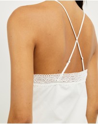 Lover - Lucy Lace Trim Mini Dress